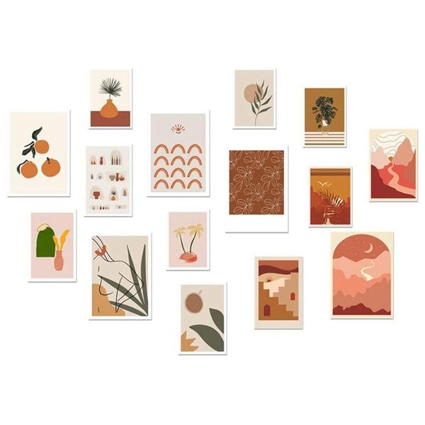 

wall stickers 15pcs collage kit aesthetic pictures, bedroom decor for home cnim