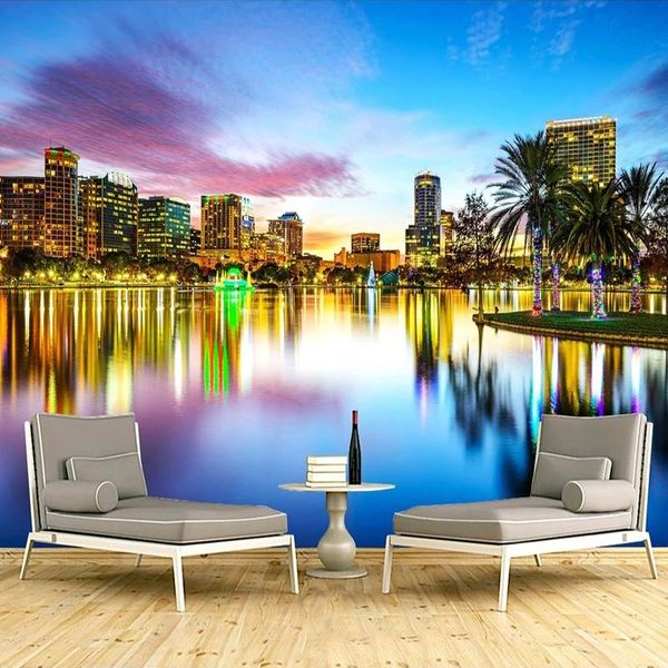 

wallpapers nordic city scenery 3d po wallpaper for living room study background wall home decor waterproof self-adhesive