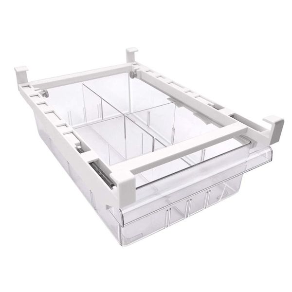 

storage box fridge shelf for drinks multifunction home and kitchen tools transparent color space saving & organization