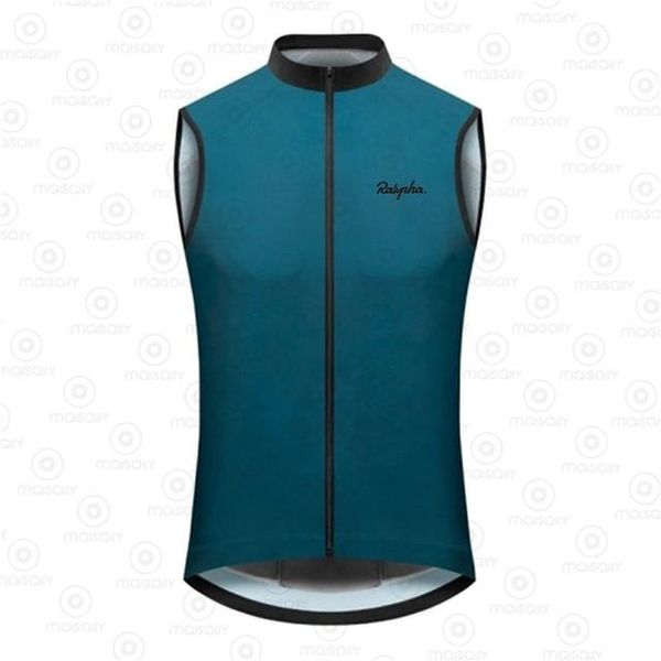 

racing sets 2021 men's ralvpha cycling vest team windof bicycle sleeveless lightweight summer breathable jersey raphaful, Black;blue