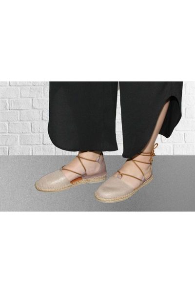 

sandals genuine leather beige women 's 003002, Black