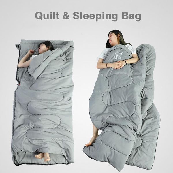 

sleeping bags bag outdoor camping four seasons universal single indoor winter thickened cold down