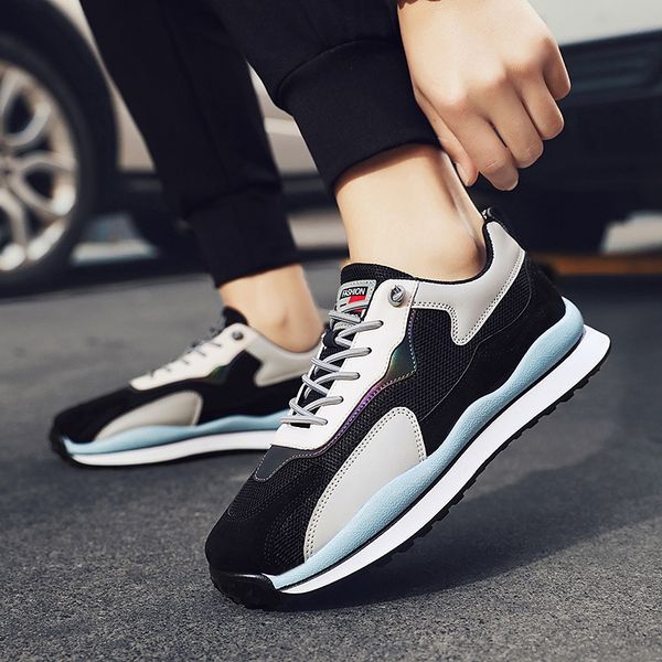 

2021 womens mens running shoes fashion students outdoor sports sneakers black grey size eur 39-44 code 74-s225