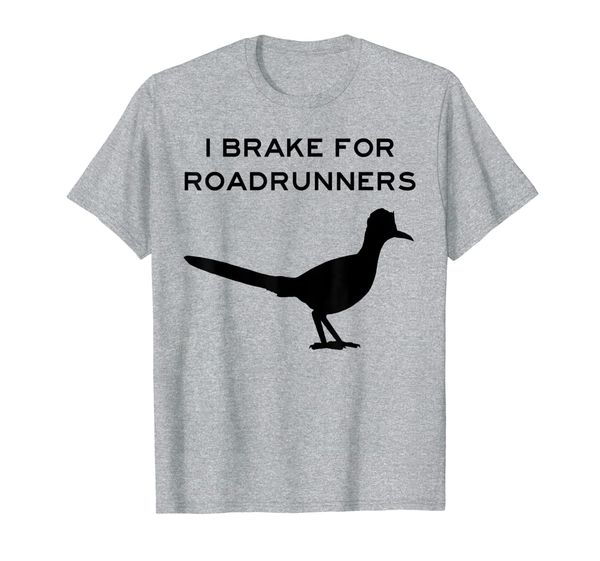 

southwestern desert roadrunner bird shirt for nature lovers t-shirt, White;black