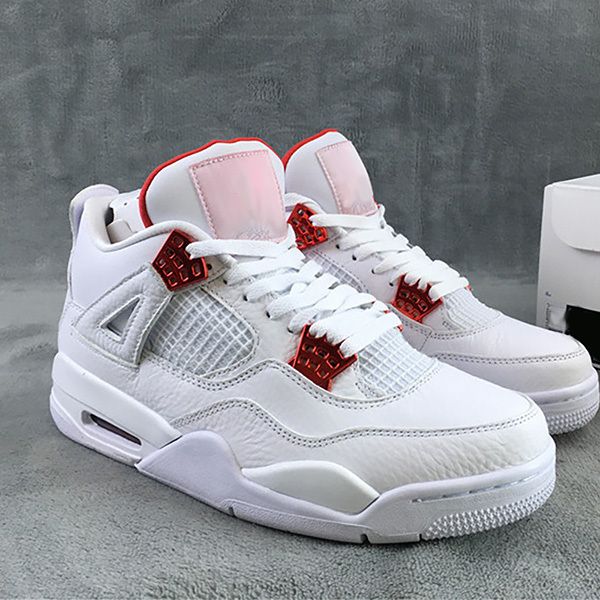 

metallic red jumpman 4 4s fashion shoe mens basketball shoesd64b
