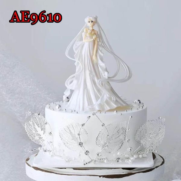 

jewelry pouches, bags japanese style luxury anime action figure beauty wedding cake ers white dress ae9610, Pink;blue