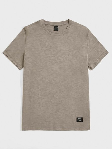 

men patched detail tee n1xp#, White;black