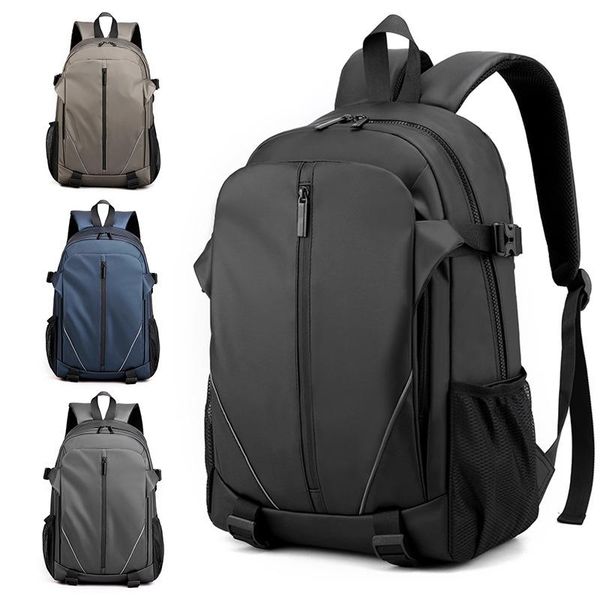 

korean nylon men's backpack for business and leisure school bags