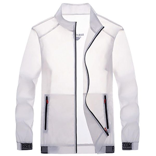 

sunscreen men's summer outdoor breathable sports casual jacket thin coat jackets, Black;brown