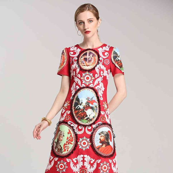 

dress elegant red portrait summer arrival short sleeve empired a-line warriors lace amendment ed track women, Black;gray