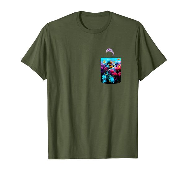 

Awesome Great Barrier Reef Australia Diver Poket Tee Shirt, Mainly pictures