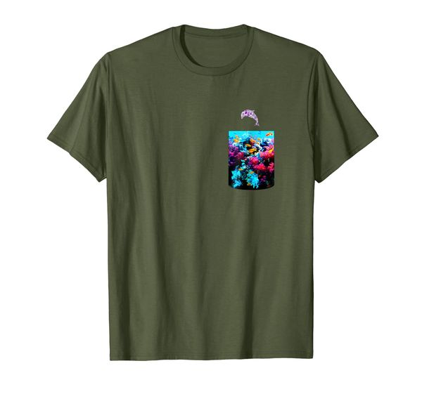 

awesome great barrier reef australia diver poket tee shirt, White;black