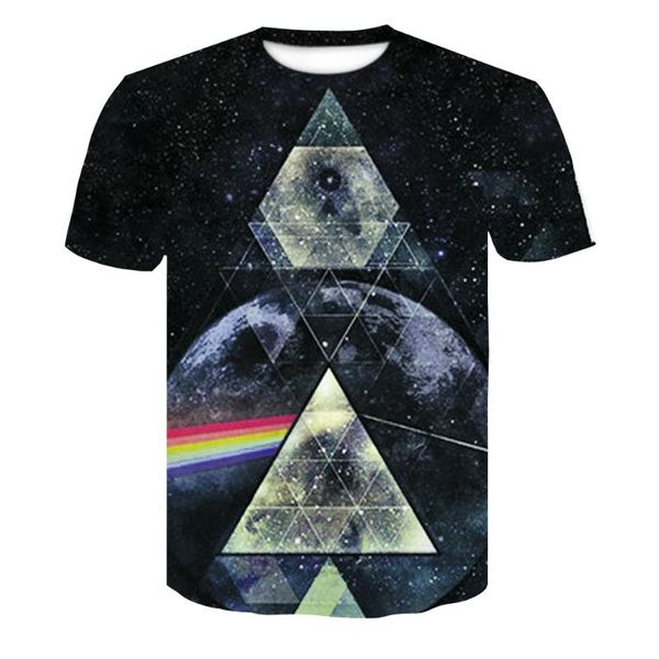 

men's t-shirts 2021 starry sky 3d printed t shirt men summer casual man's tees funny streetwear male size s-4xl, White;black
