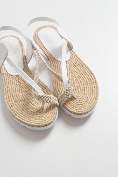 

sandals women's genuine leather white eva outsole 4501, Black