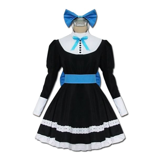 Panty Stocking com Trajes Cosplay de Garter Cosplay Mulheres Garterbelt Fantasia Vestido De Partido Lolita Maid Ternits para Halloween