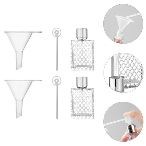 

storage bottles & jars 1 set of perfume glass scent-bottle portable container