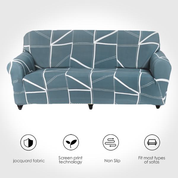 

chair covers printed sofa cover stretch 1/2/3/4 seat removable furniture protector polyester