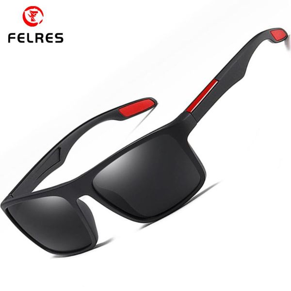 

sunglasses felres sport polarized square for men women outdoor driving fishing uv400 sun glasses eyewear design f0101, White;black