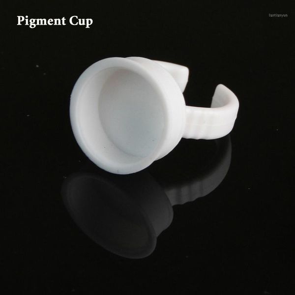 

wholesale- 500pcs microblading pigment ring cup holder disposable permanent makeup ink as accesories1