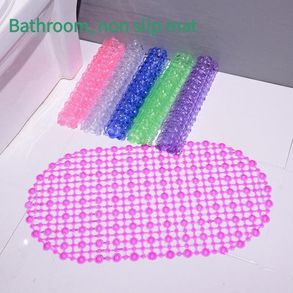 

bath mats pvc bathroom anti slip mat carpet floor with suction cup pad waterproof