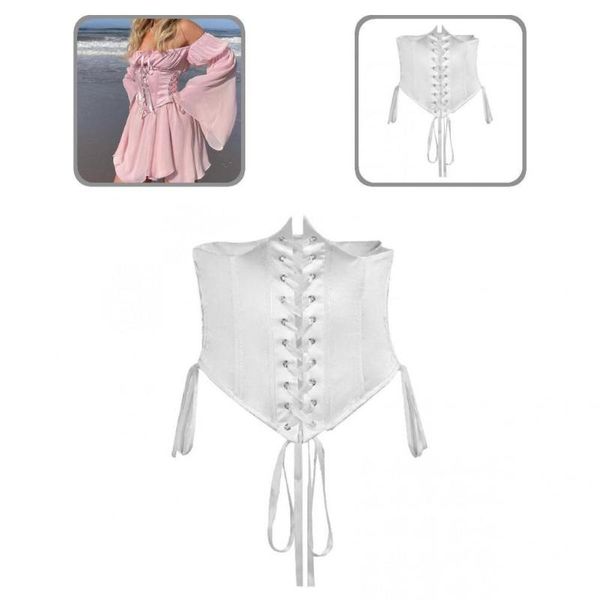 

bustiers & corsets soft vintage adjustable body shaper belt lightweight wide off shoulder pography props, Black;white