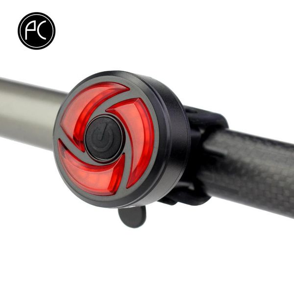 

bike lights pcycling bicycle light gravity brake induction red taillight smart rear usb charge waterproof cob led 5 modes highlight