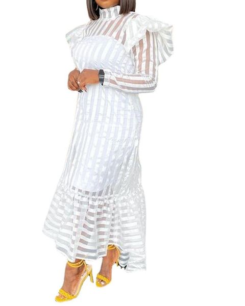 

ethnic clothing white african dresses for women summer 2021 long sleeve dress clothes, Red