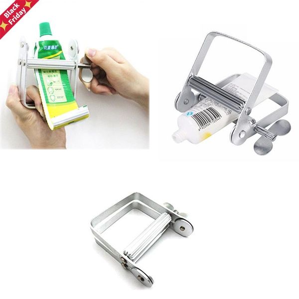 

portable manual aluminum toothpaste dispenser tooth paste tube squeezer accessories hair color dye paint rolling squeezing tools toothbrush