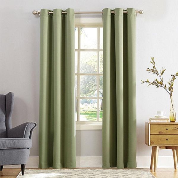 

inya modern blackout curtains for living room bedroom window drapes purple finished 1 panel blind curtain &