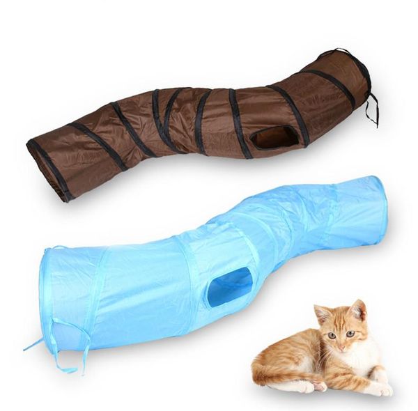 

cat toys pet supplies puzzle s-curved tunnel runway channel toy have two colors are available good quality