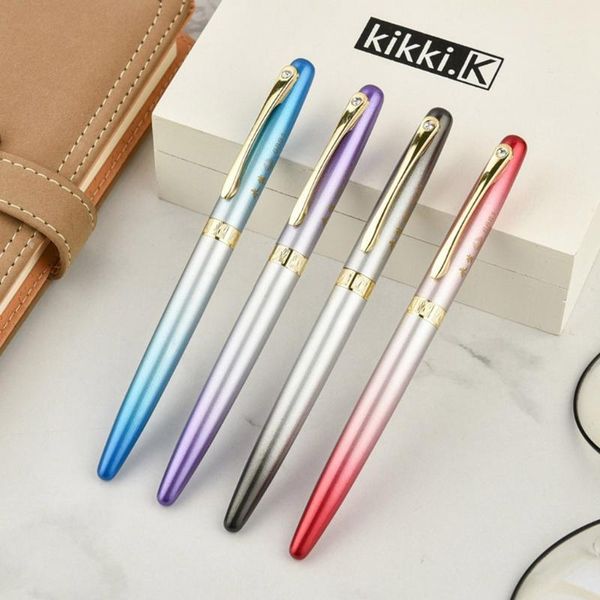 

fountain pens gradient color business pen metal signature calligraphy student writing office school supplies stationery