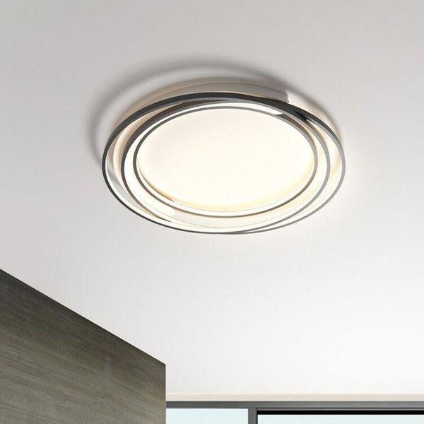 

modern led chandelier lights minimalist lighting iron black circle ceiling lamp for living dining room bedroom indoor fixtures chandeliers