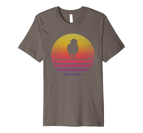 

Retro Vintage Sunset Sheep Farm Animal Funny Farmer Gift Premium T-Shirt, Mainly pictures
