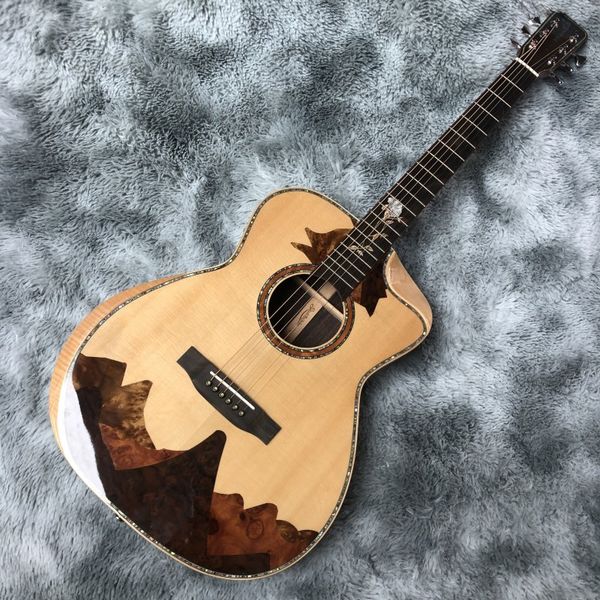 

41 inch solid wood high configuration folk fingerstyle guitar