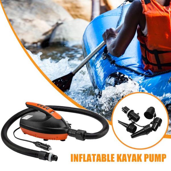

inflatable pump 16pcs car electric air high pressure inflator kayak airbed swimming pool for caring personal cars accessories