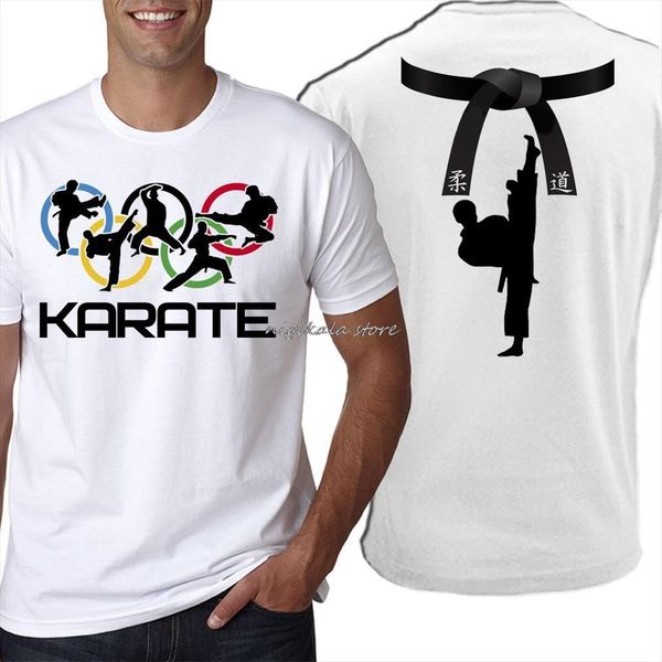 

fashion karate martial art kids men t shirt all sizes tee, White;black