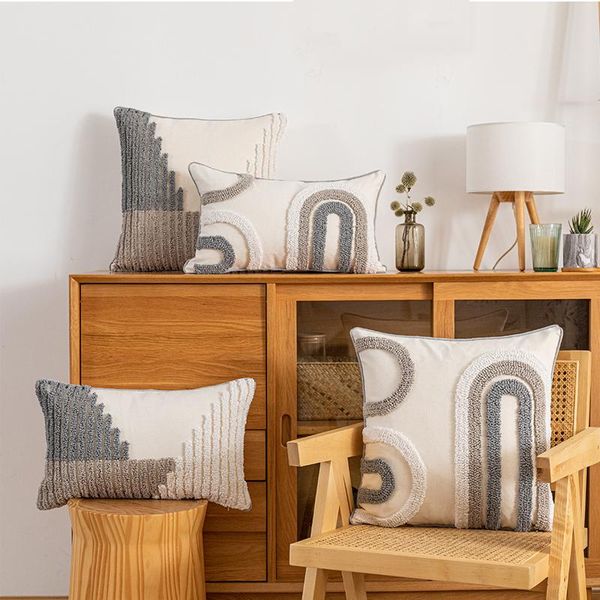 

cushion/decorative pillow cushion cover 45x45cm pillowcase/30x50cm pillowcase abstract gray neutral bohemian style home decoration