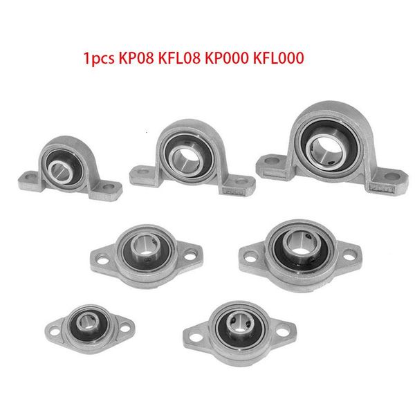 

bearings 1pcs zinc alloy diameter 8mm to 30mm bore ball bearing pillow block mounted support kfl08 kfl000 kfl001 kp08 kp000 kp001 kp002