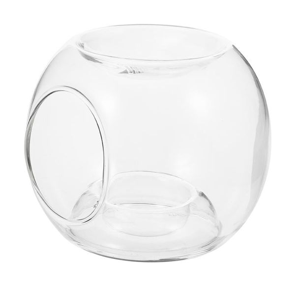 

fragrance lamps 1pc essential oil diffuser clear glass furnace aroma burner
