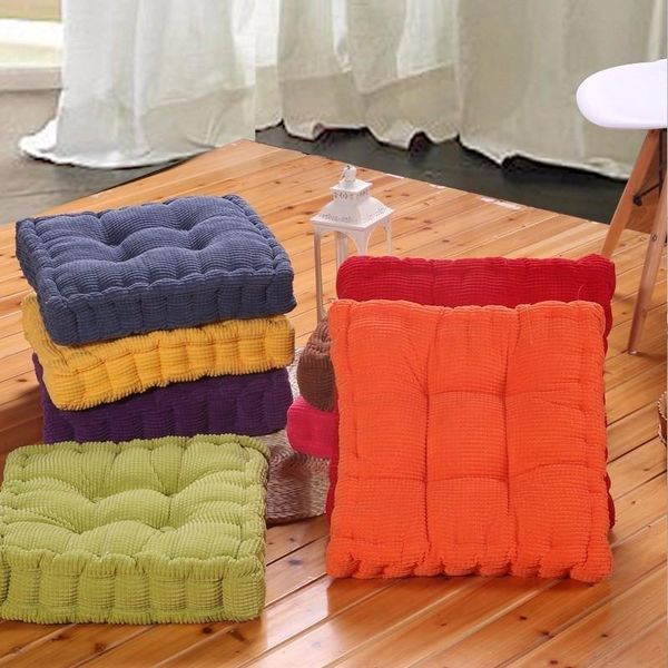 Almofada / Travesseiro Decorativo Corncob Tatami Assento Escritório Cadeira Sofá Tecido Almofadas Decoração Home Têxtil Knee Coussin Almofada Decorativa