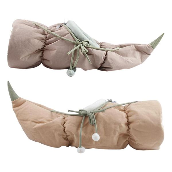 

cat beds & furniture tunnel bed pet foldable hanging hammock nest cradle soft for home squirrels rabbits