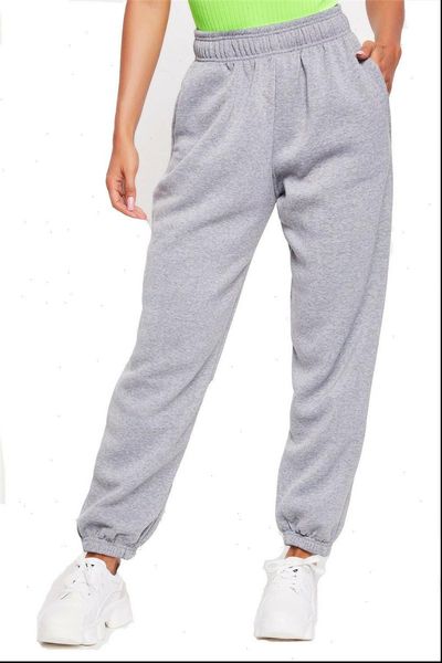 

casual sport solid running womens pants jogger long tracksuit elastic waist sweatpants baggy trousers, Black;white