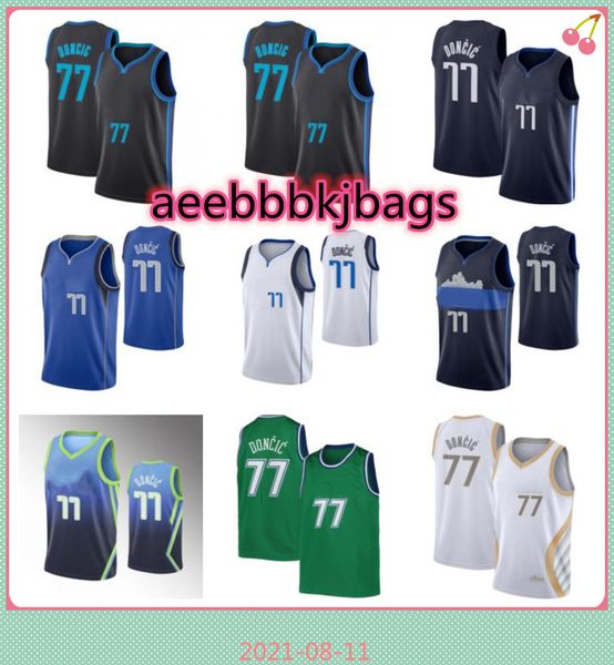 

basketball jersey77 luka doncic, Black;red