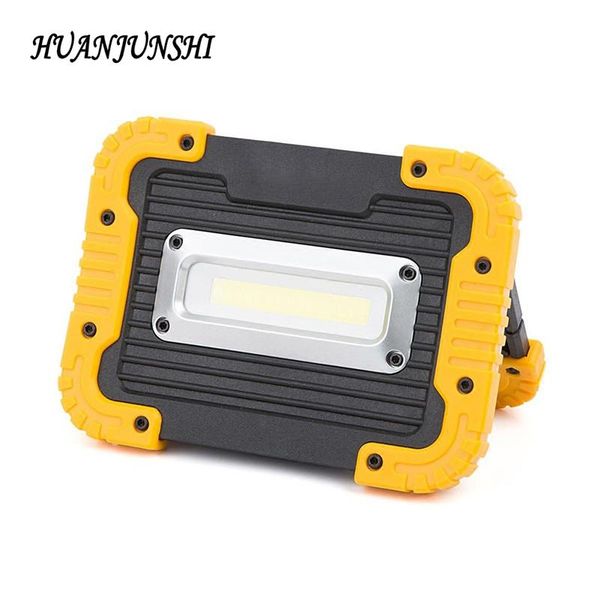 

portable 10w cob led flood light outdoor work waterproof emergency floodlighting spotlight for camping fishing floodlights