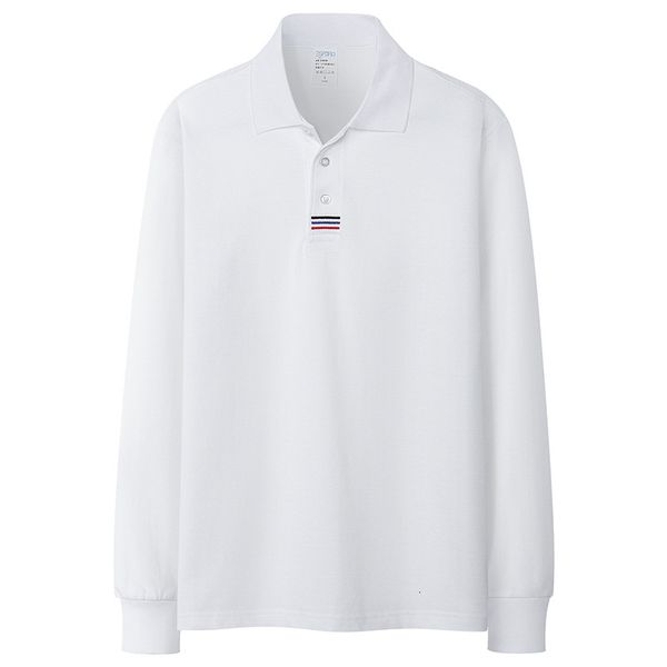 

men's polos bolubao brand men solid shirts fashion casual autumn new cotton long sleeve male fahp, White;black