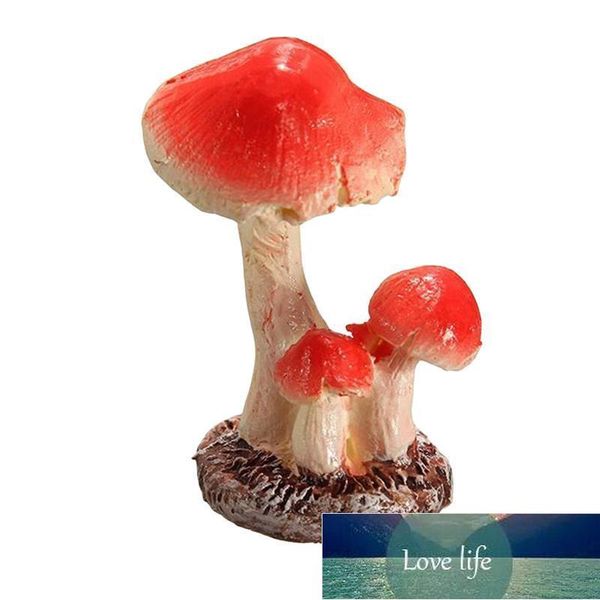 Bestyoyard 3 Head Red Mushroom Toadstool Miniatura Fairy Garden Terrario Figurina Dollhouse Decor Prezzo Fabbrica Prezzo di Fabbrica Esperto Design Qualità Ultimo stile originale