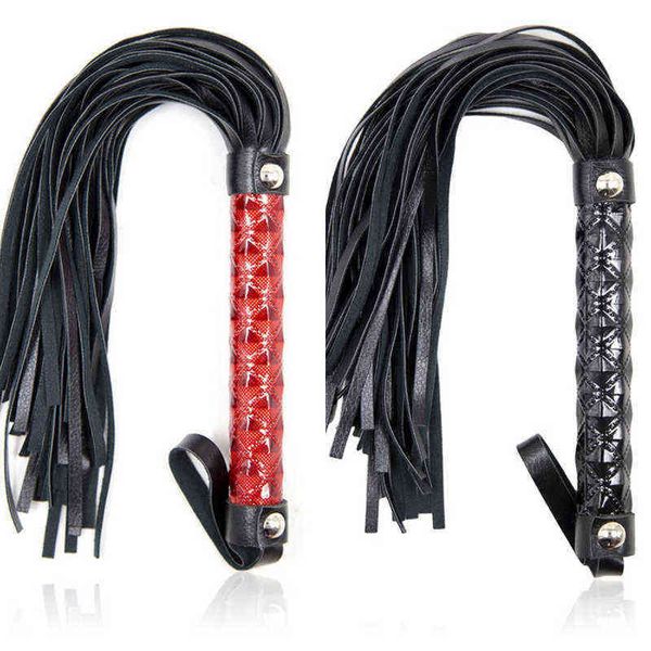 NXY SM Bondage Erótico Sexo Brinquedos Pescoço Coleira Handcuff Handcuff Whip Para Casais Mulher e Adulto Sexy Jogo BDSM Restainto Corda Exóticas Acessórios 1223