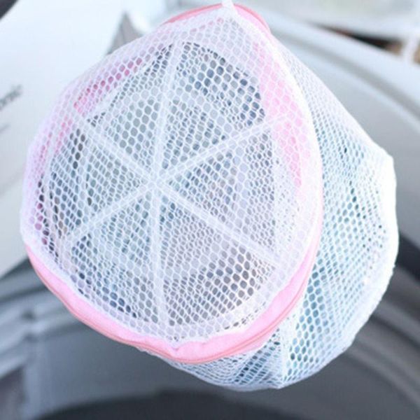 

1pc home use lingerie washing mesh clothing underwear organizer bag useful net bra wash zipper laundry bags