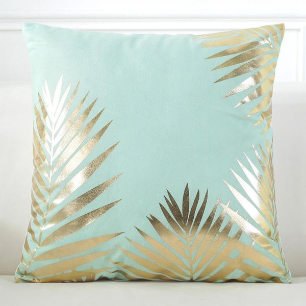 

cushion/decorative pillow green fresh letters printing sofa cushion cover for /home decoration nordic pillows (not including filling)