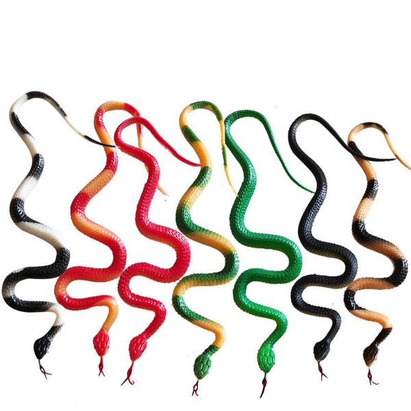 

party masks novelty halloween gift tricky funny spoof toys simulation soft scary fake snake horror toy for event